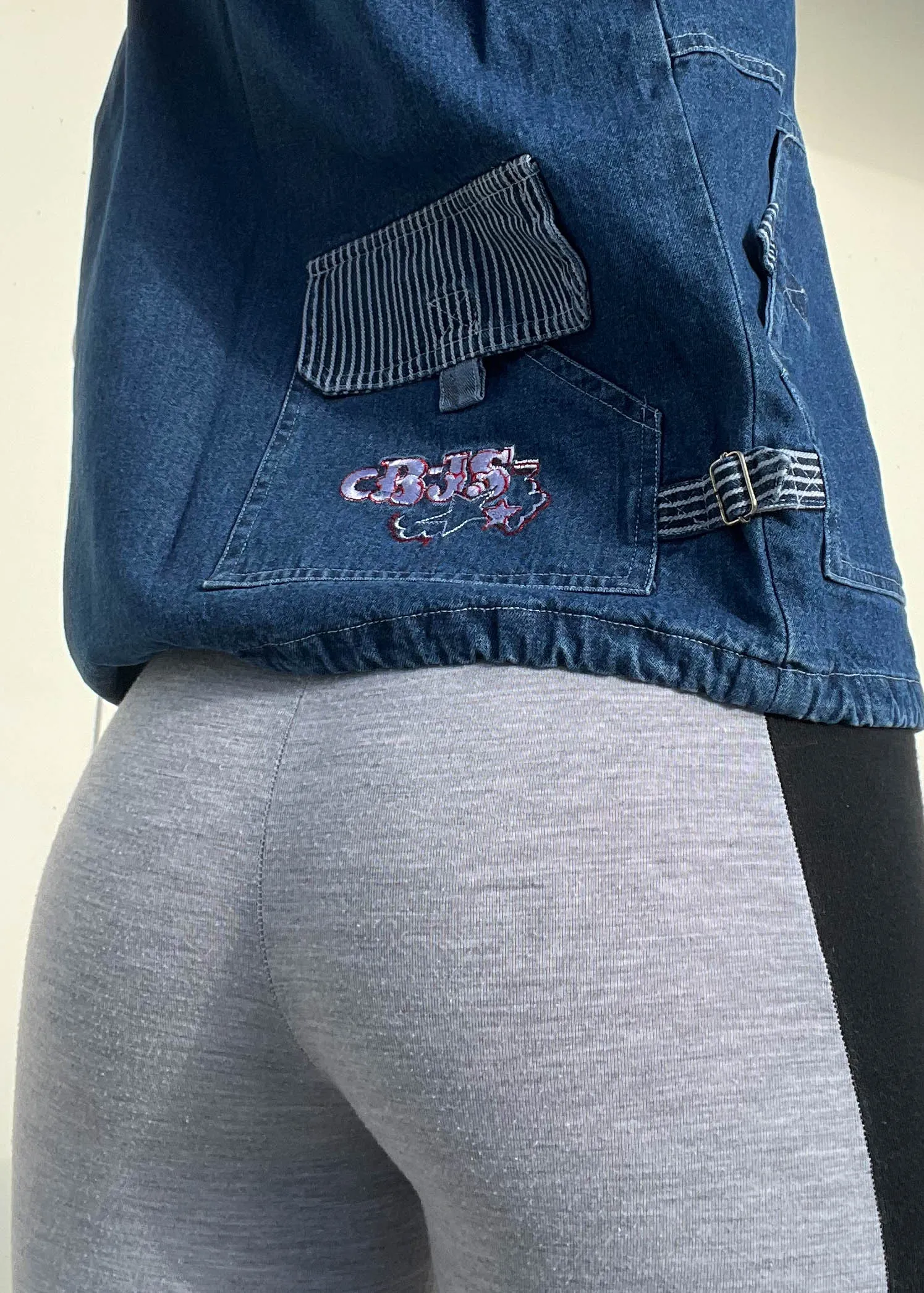 90's Denim Adventure Vest (S-M)