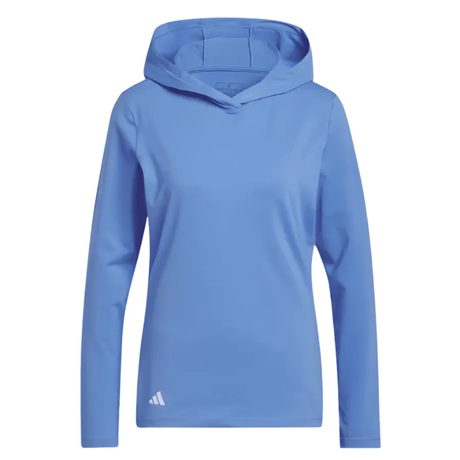 Adidas Ladies Performance Golf Hoodie - Blue