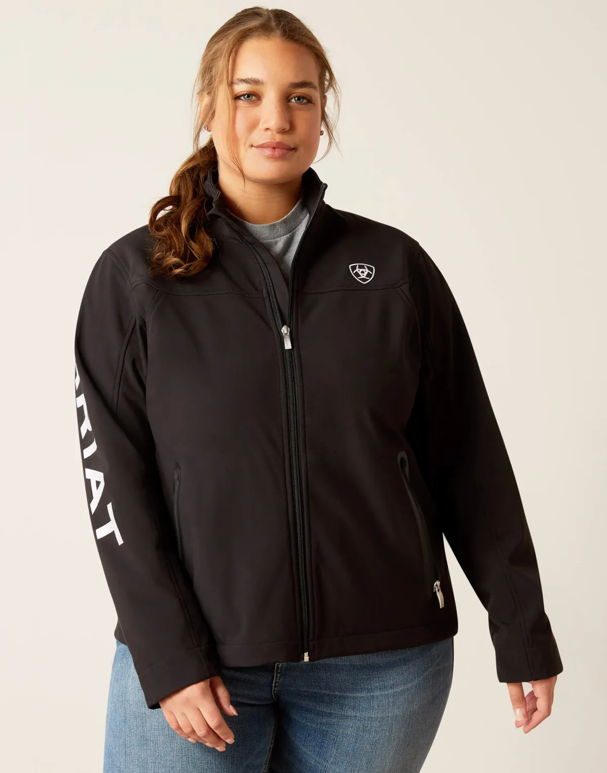 ARIAT WMNS NEW TEAM SOFTSHELL JACKET BLACK