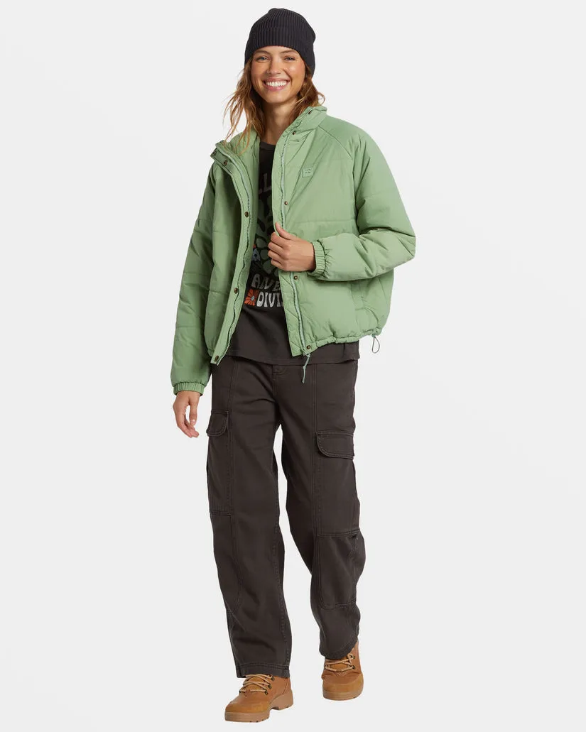 Billabong High Route Puffer Jacket-Salty Sage