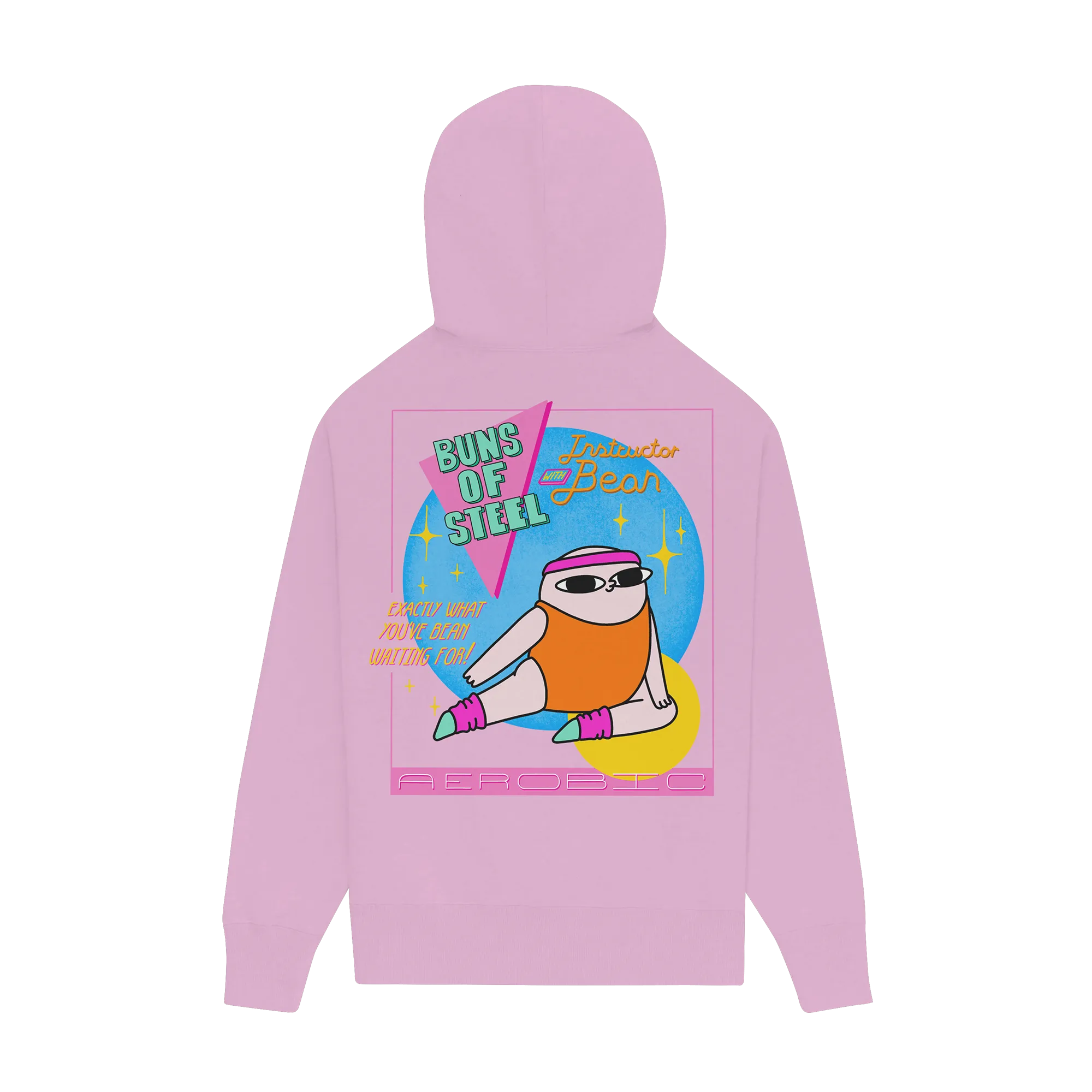 Buns of Steel Light Pink Hoodie