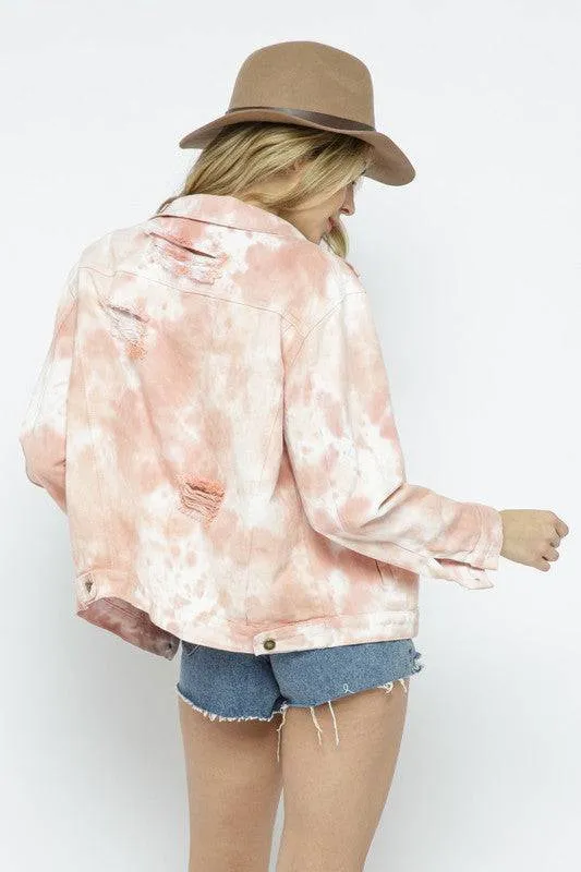 Chelsea Tie Dye Denim Jacket