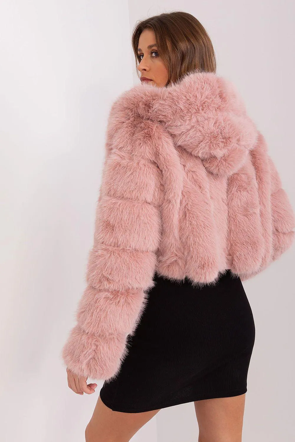 Chic Faux-Fur Women's Transition Coat