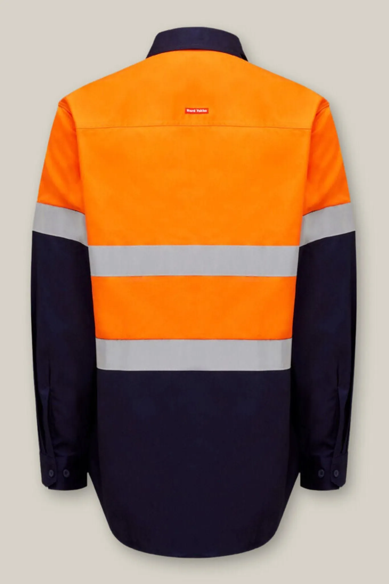 Core Hi-Vis Long Sleeve Heavyweight Closed Front Taped Shirt - Y04615