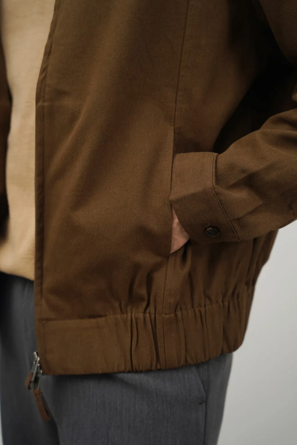 COTTON HARRINGTON JACKET