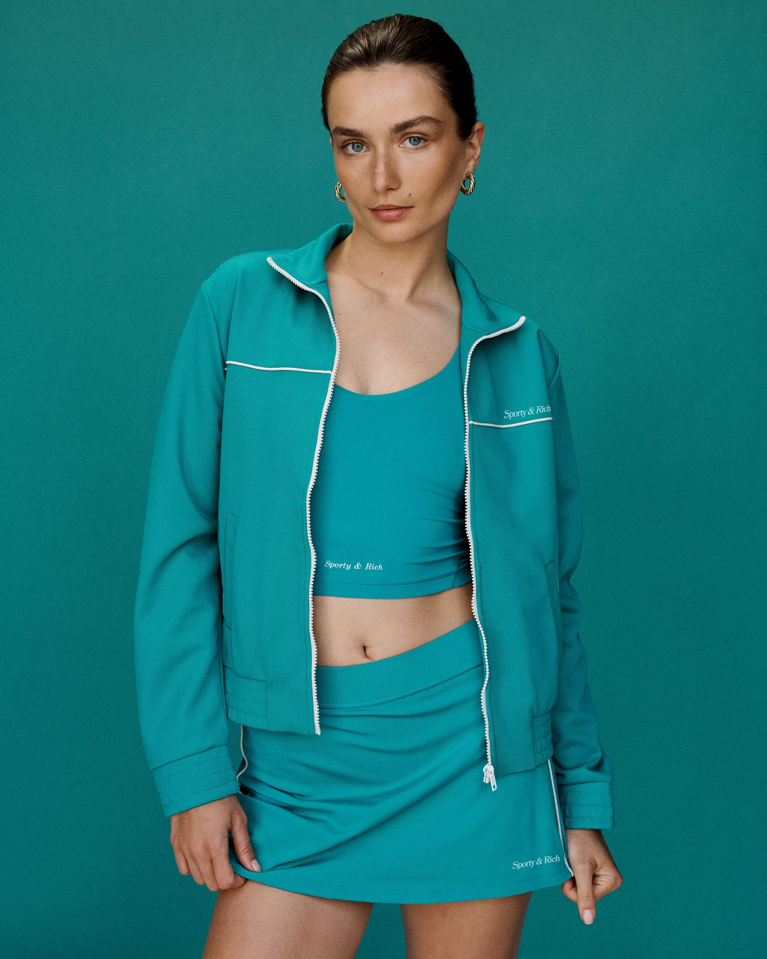 Court Jacket - Teal