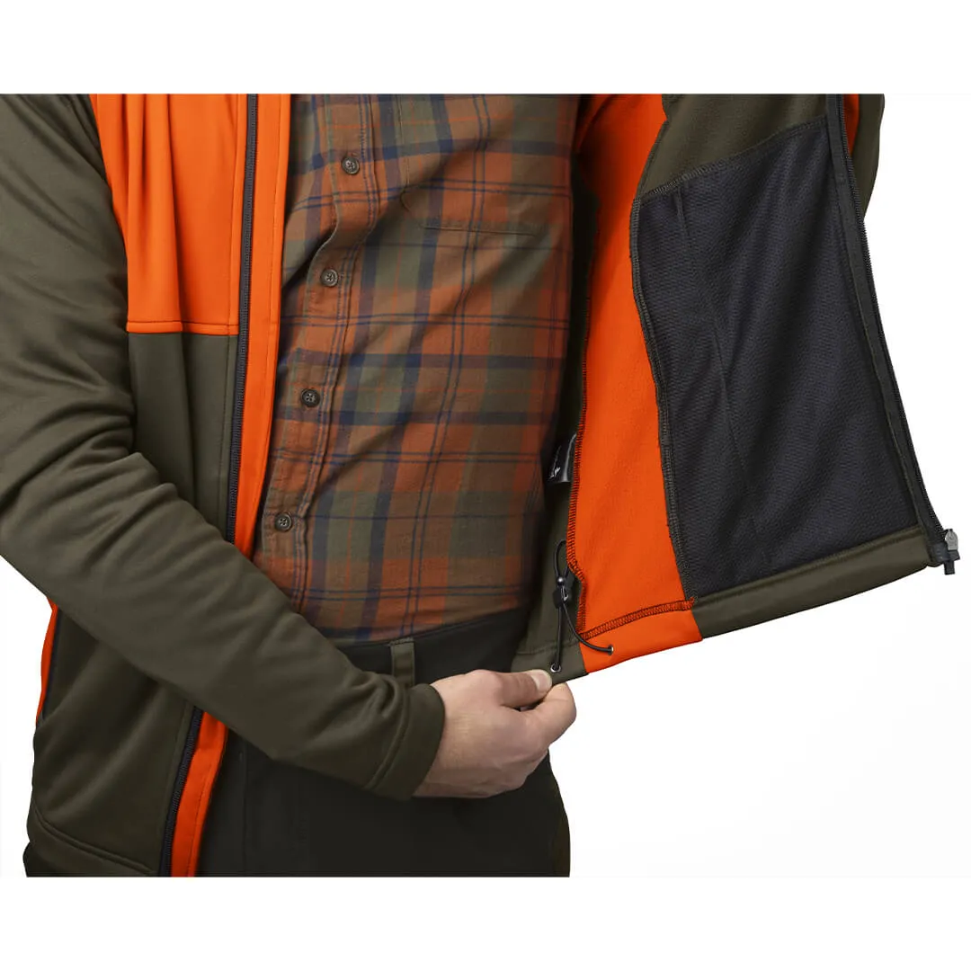 Elliot Fleece - Pine Green/Hi-Vis Orange by Seeland