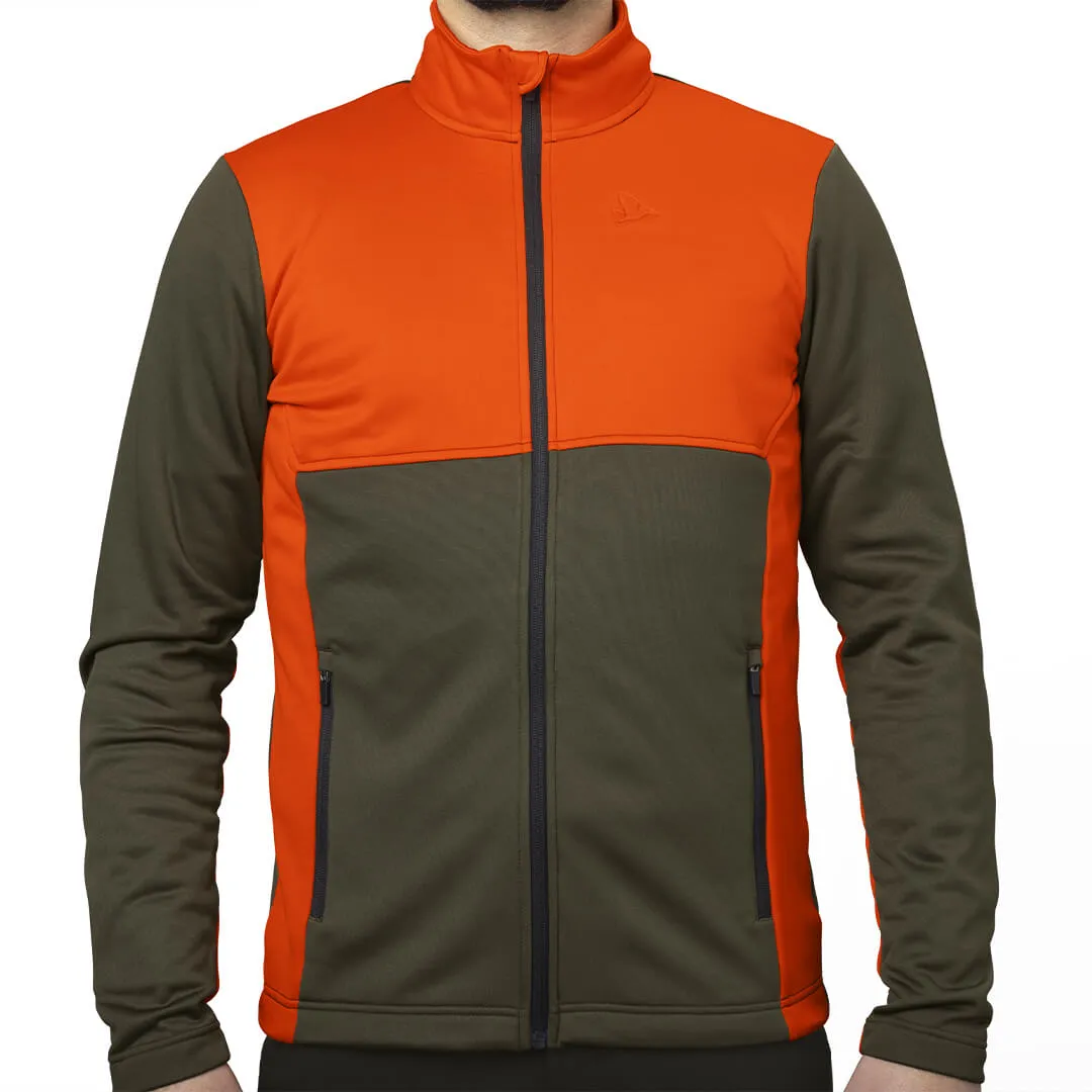 Elliot Fleece - Pine Green/Hi-Vis Orange by Seeland