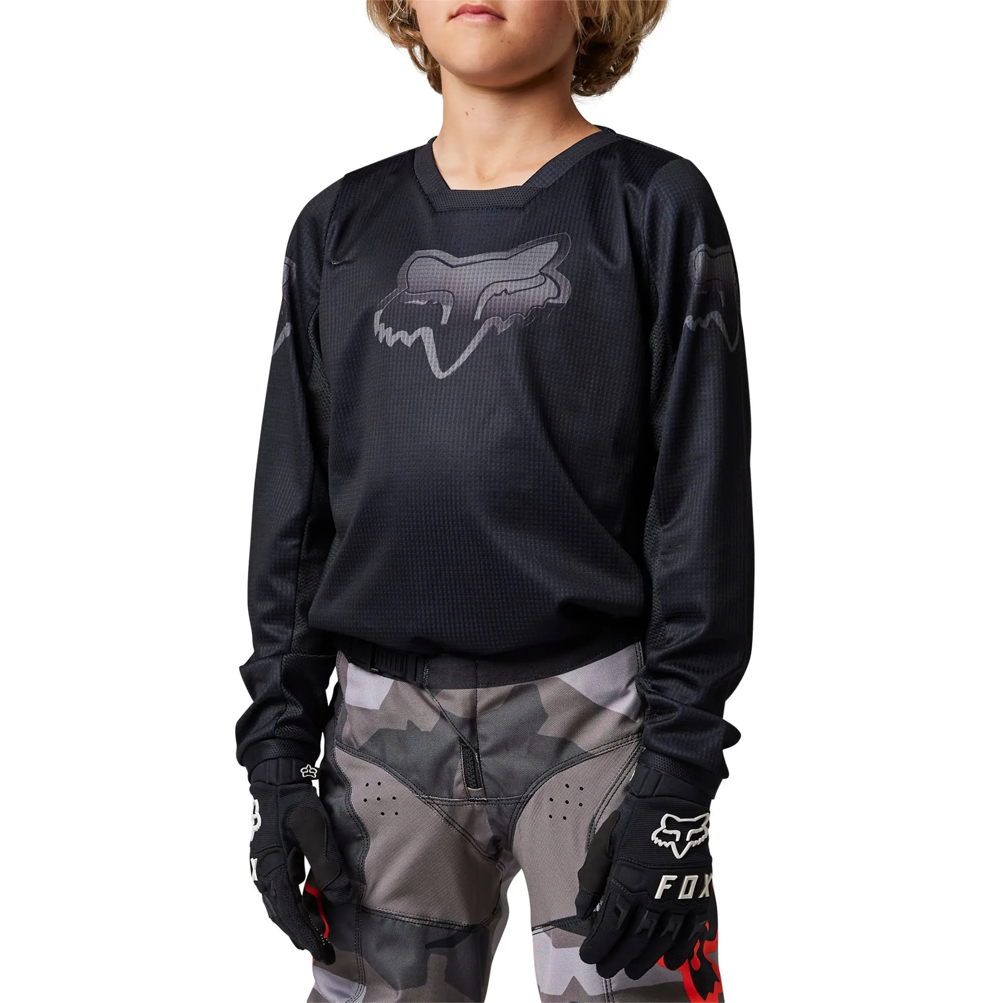 Fox Racing Youth 180 Blackout Offroad Jersey Black