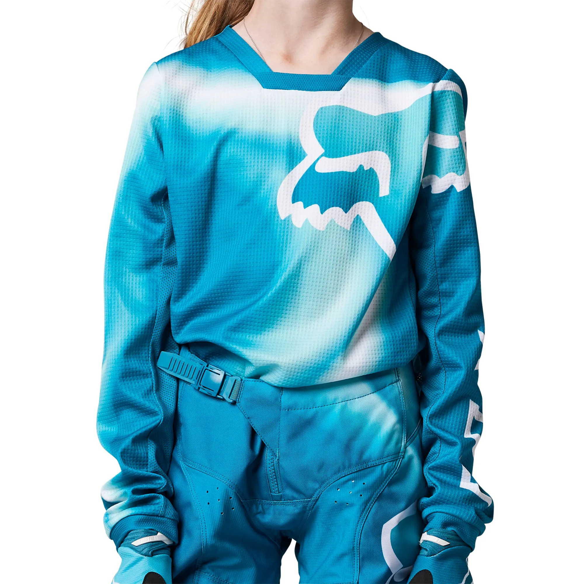 Fox Racing Youth Girls 180 TOXSYK Offroad Jersey Maui Blue