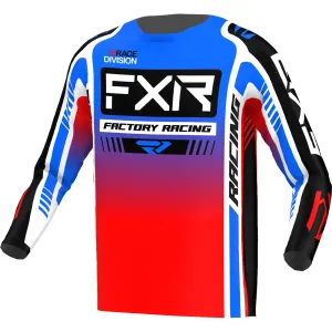 FXR Clutch Pro MX Offroad Jersey Blue/Red/White