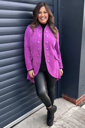 Gatwick Cord Jacket Purple