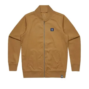 Girl Boxed Bomber Jacket - Camel