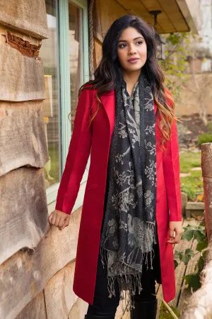 Grace Coat in Scarlet - In Stock Sale