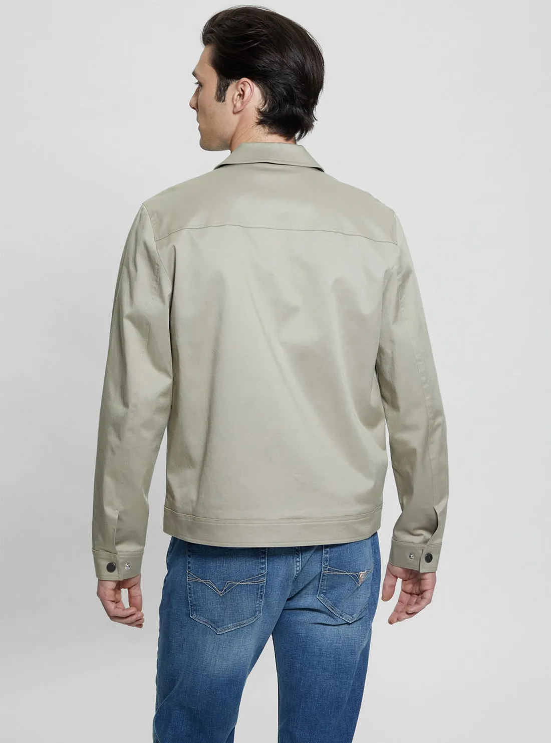 Green Universe Twill Zip Jacket