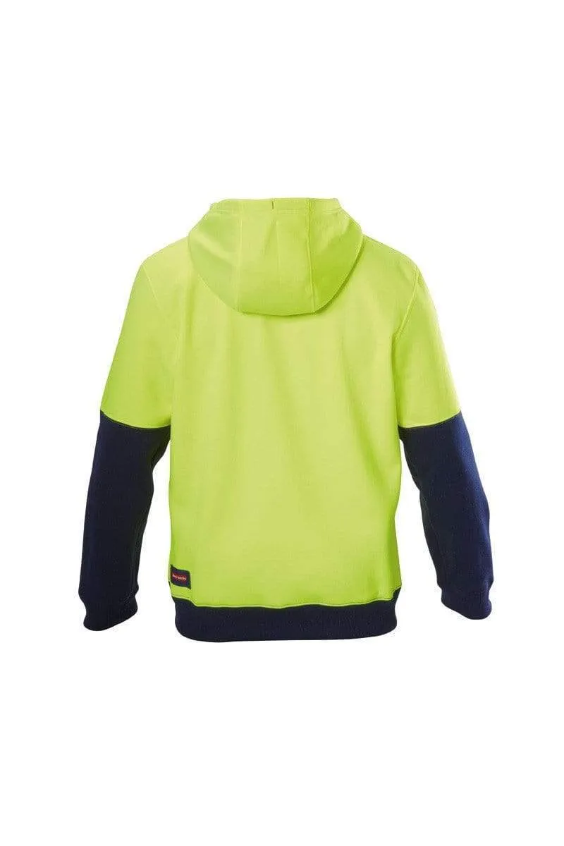 Hard Yakka 2 Tone Hi Vis Fleece Hoodie Y19325