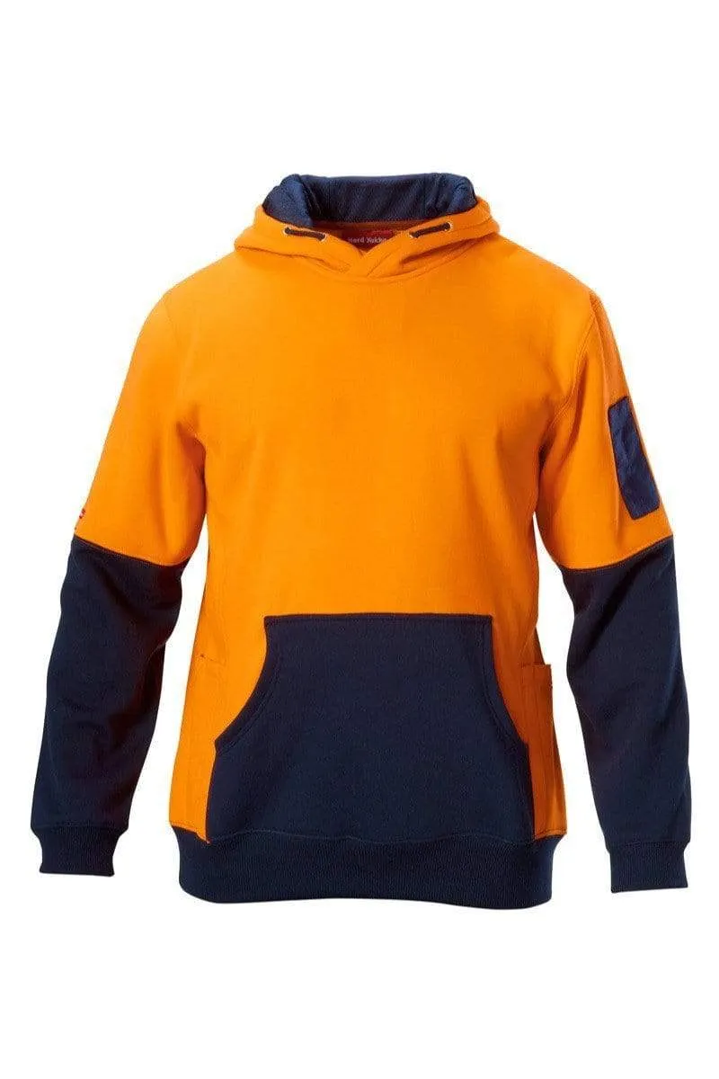 Hard Yakka 2 Tone Hi Vis Fleece Hoodie Y19325