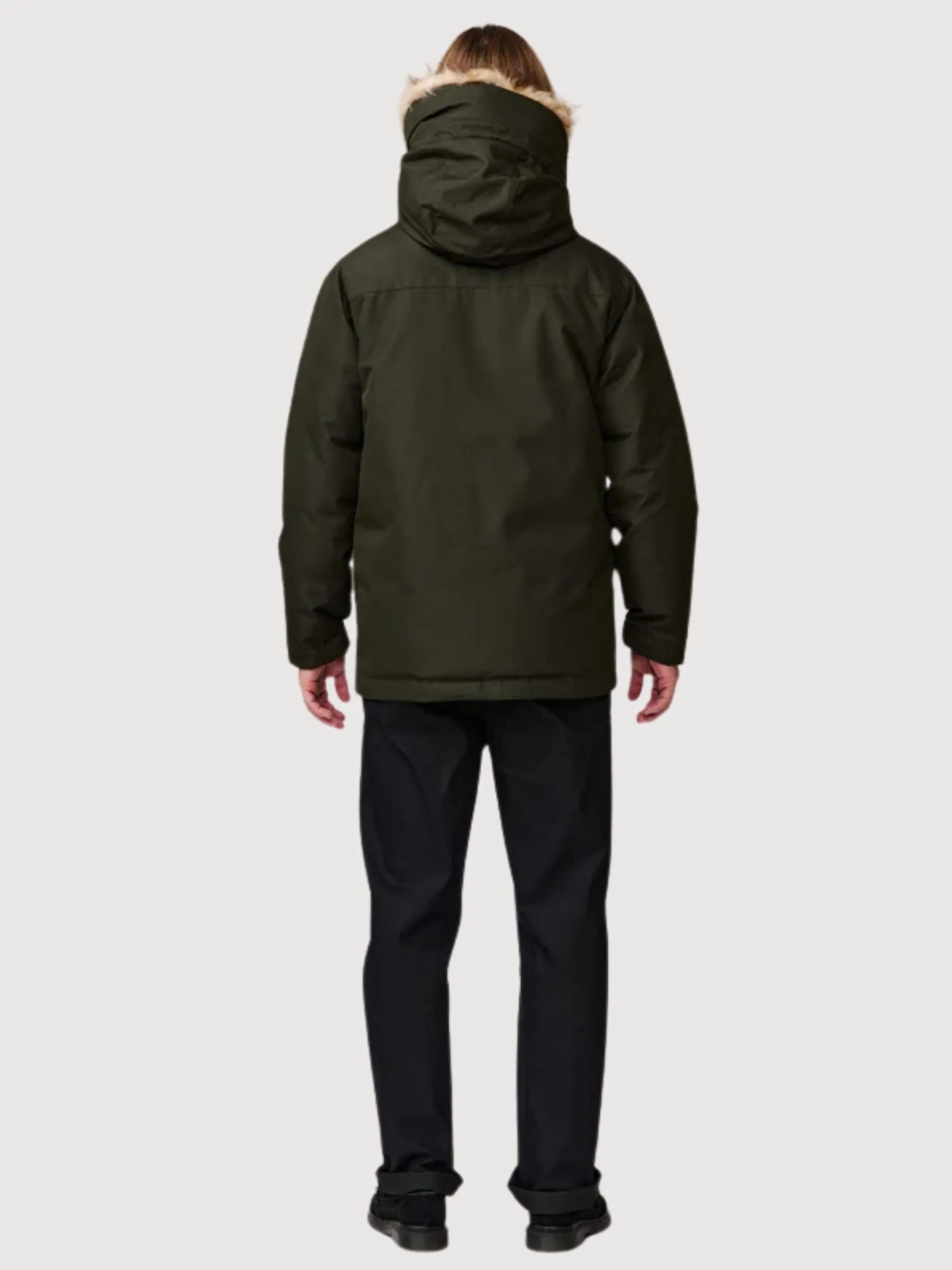 Helsinki Dark Green Man Parka Jacket | Makia