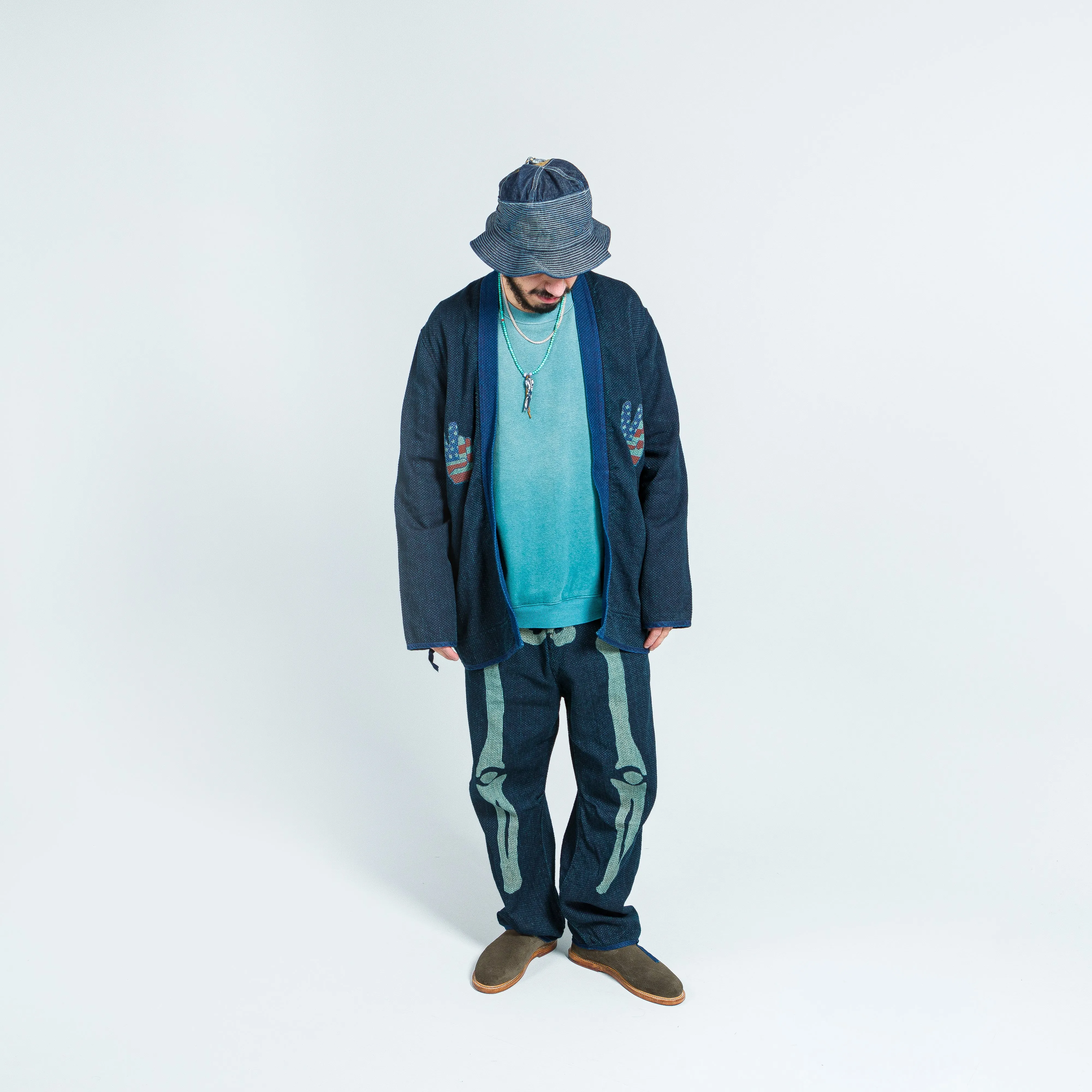 IDG DO-GI Canvas Sha-Ka Jacket (Freedom) - Indigo