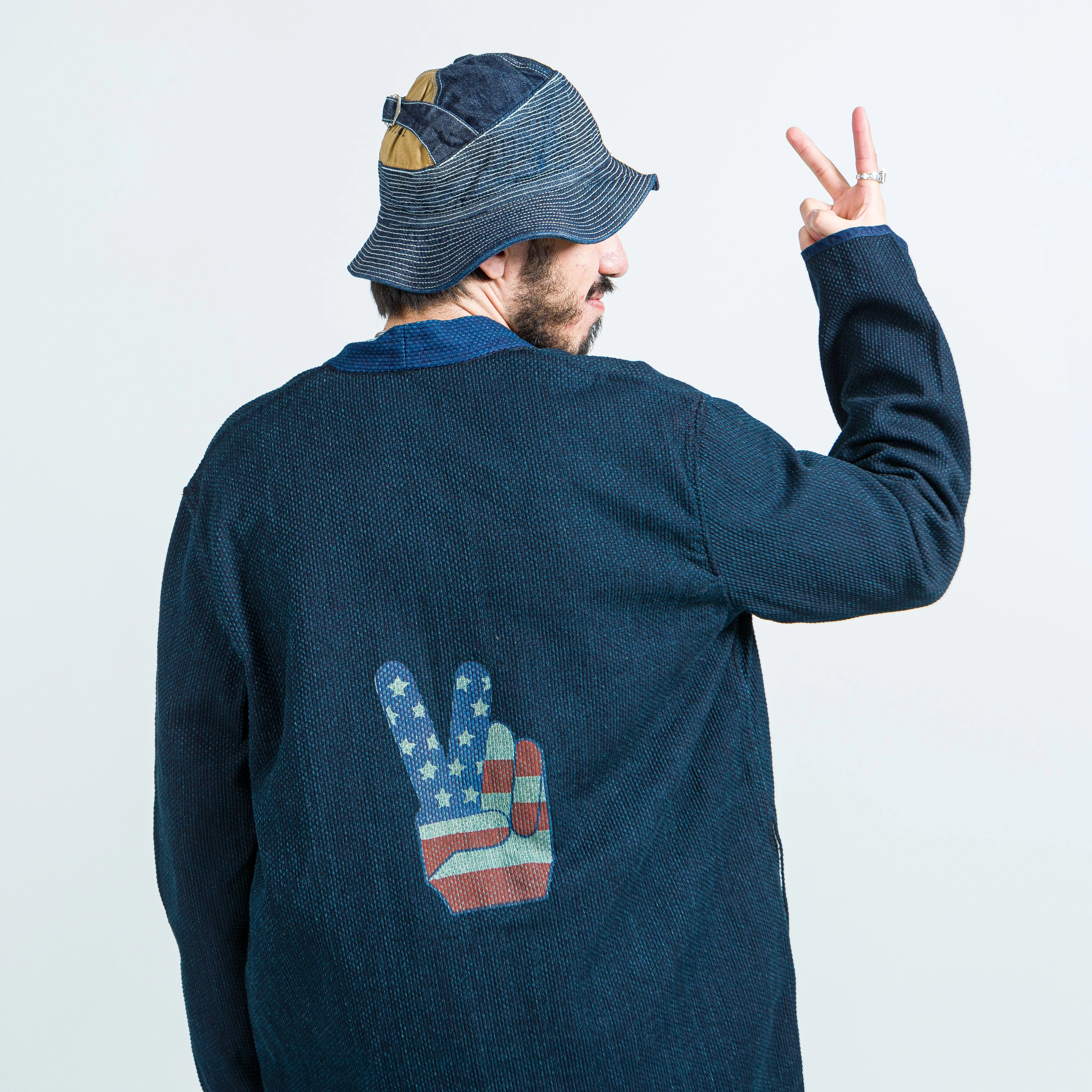 IDG DO-GI Canvas Sha-Ka Jacket (Freedom) - Indigo