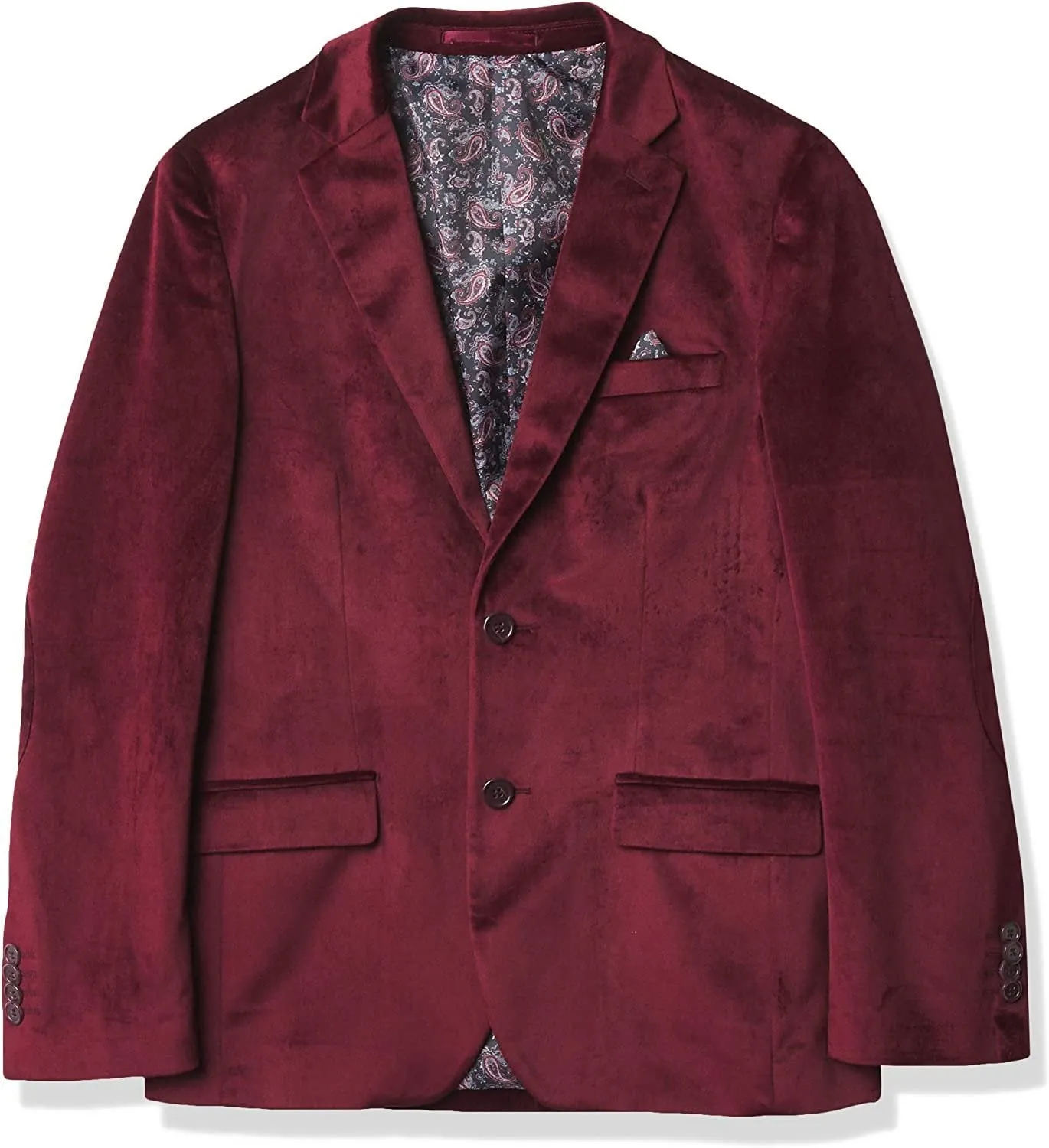 Isaac Mizrahi Boys Slim Fit Velvet Blazer