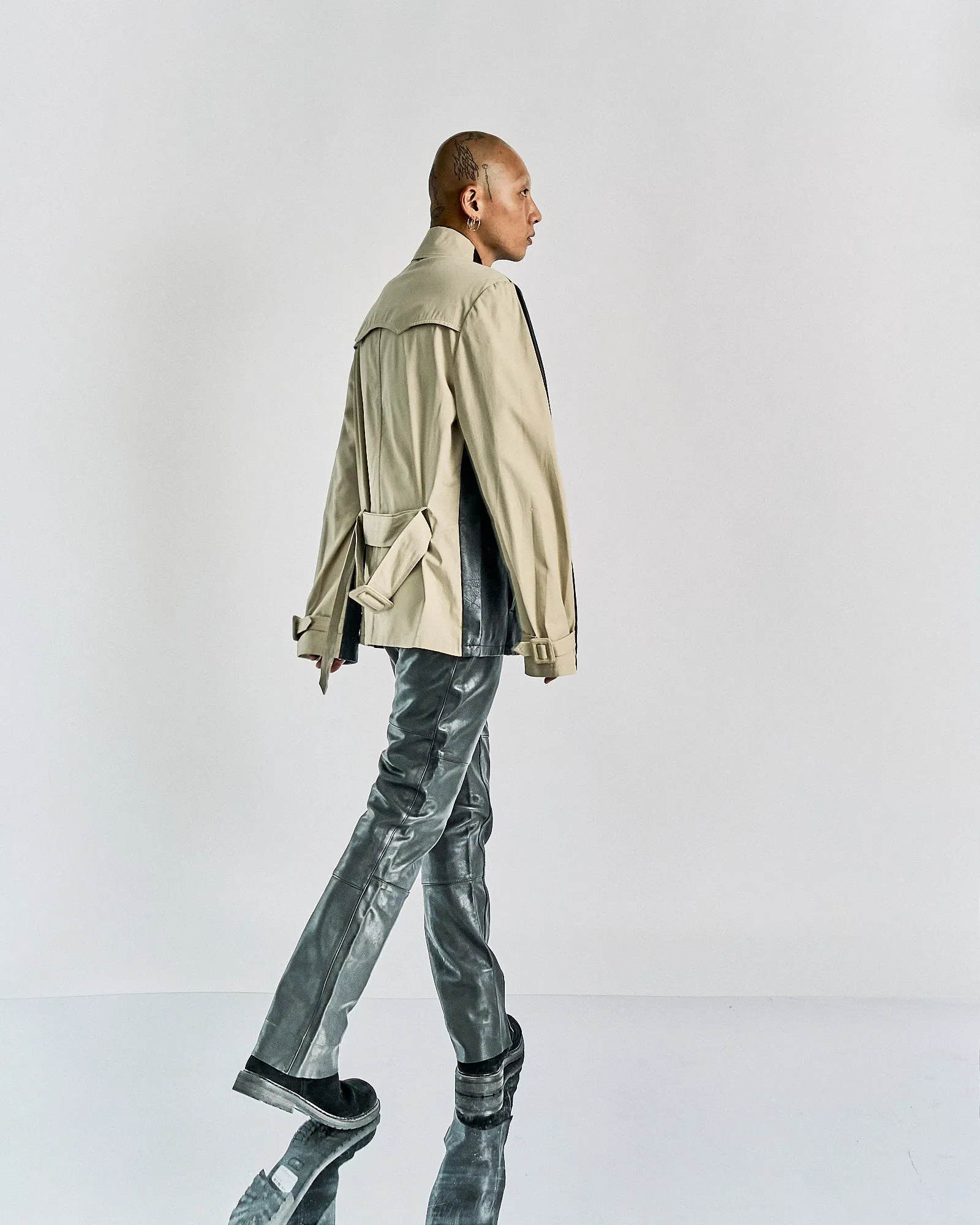 Maison Margiela SS 2012 Leather front zip jacket