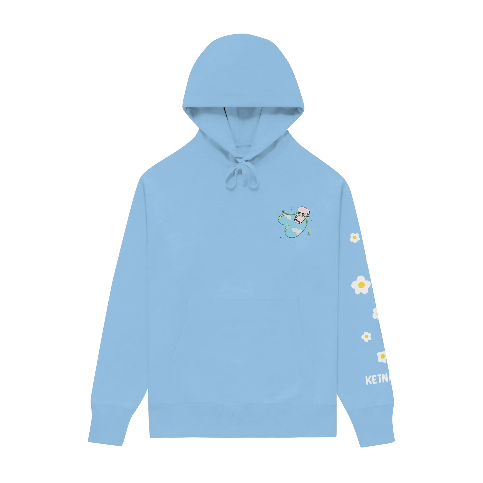 Nature Bean Light Blue Hoodie