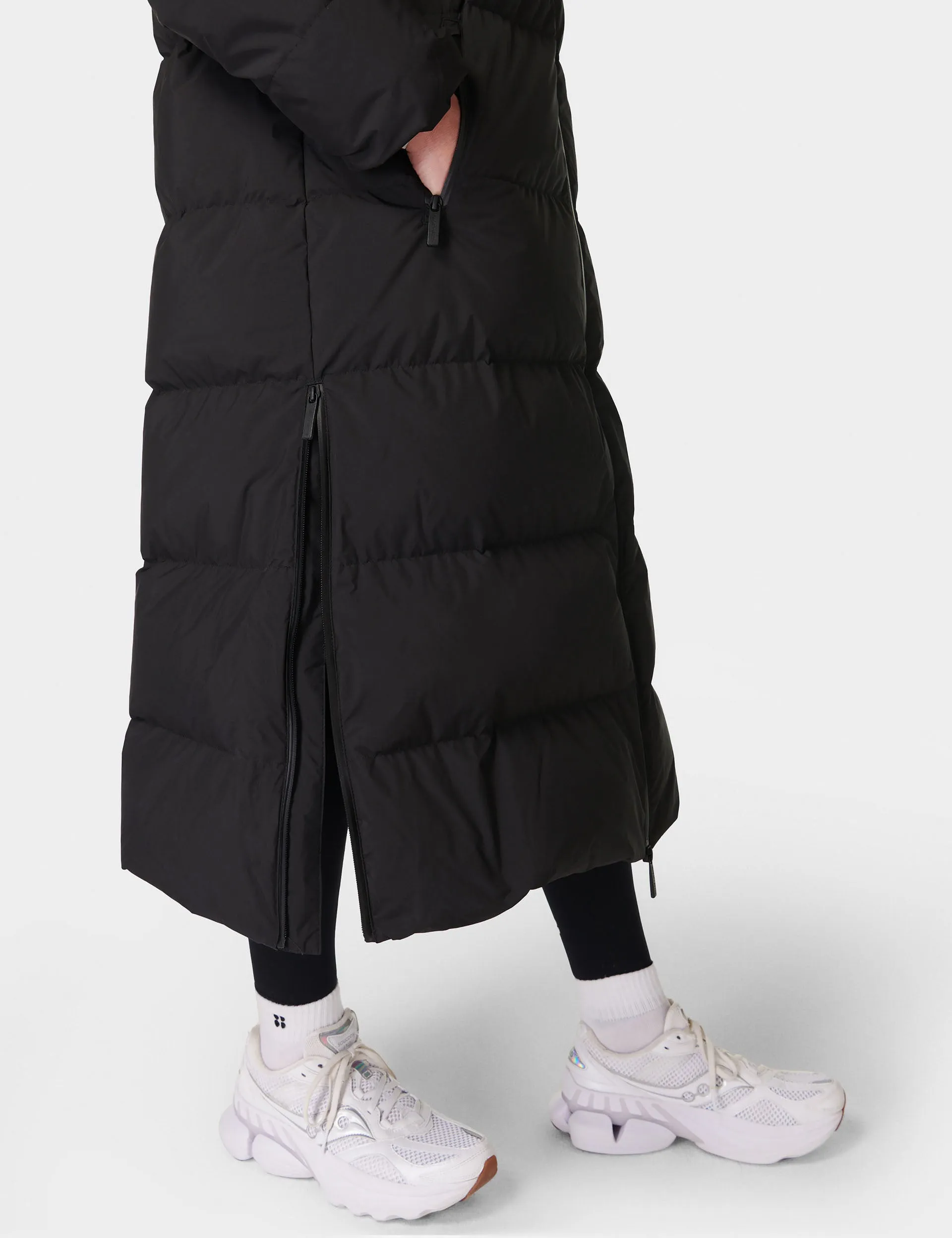 Nimbus Longline Puffer - Black