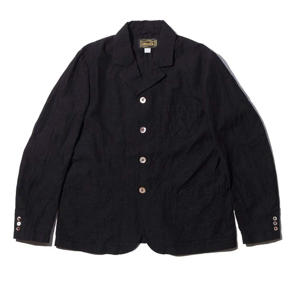 Orgueil French Work Jacket Black