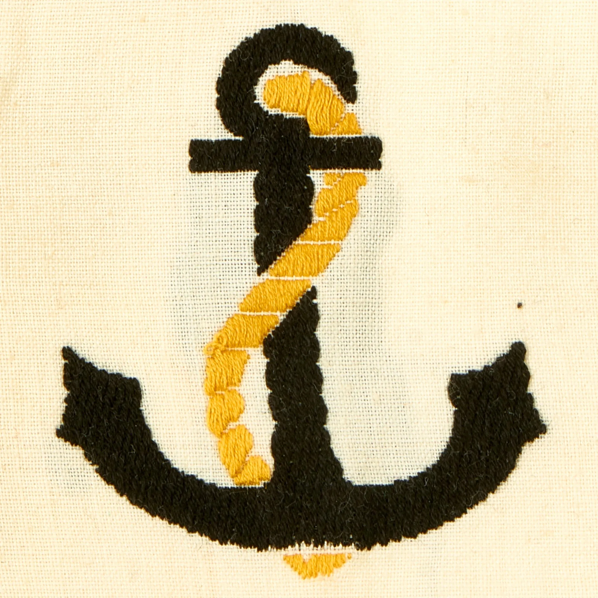 Original Rare German WWII Kriegsmarine Ship Damage Service Leader Machine Embroidered Armband