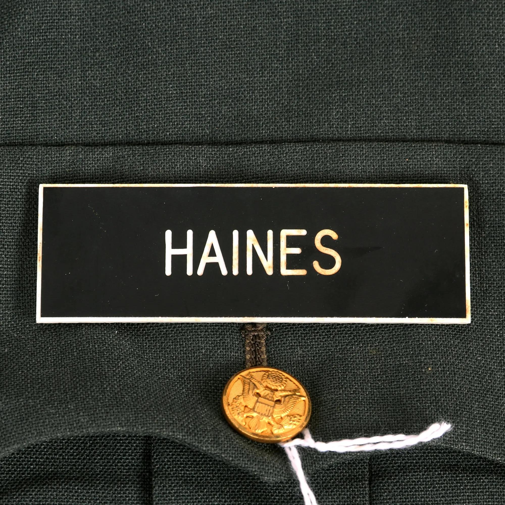 Original U.S. Vietnam War Army General Ralph E. Haines Jr. Class A Green Service Uniform With Visor - Army’s Oldest General At Time of Death