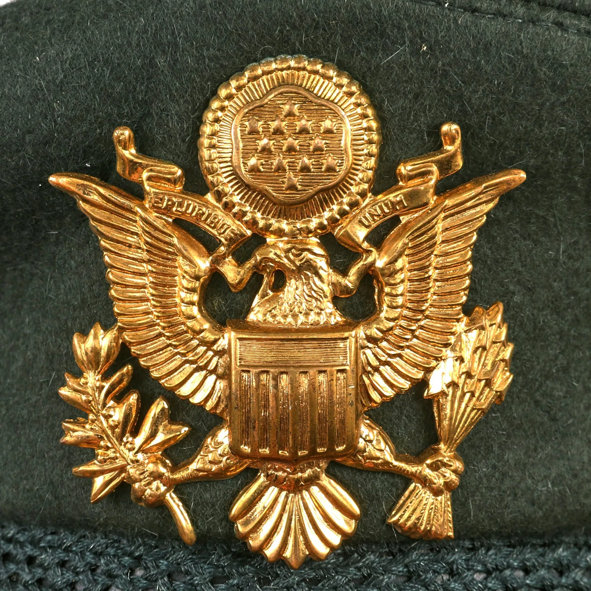 Original U.S. Vietnam War Army General Ralph E. Haines Jr. Class A Green Service Uniform With Visor - Army’s Oldest General At Time of Death