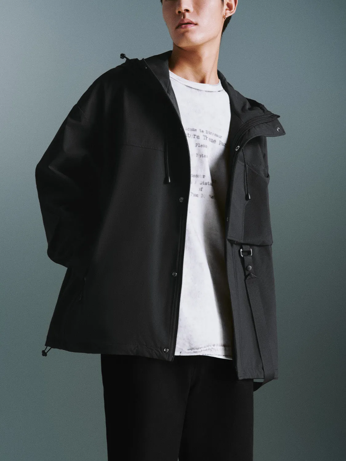 Oversized Press Button Jackets