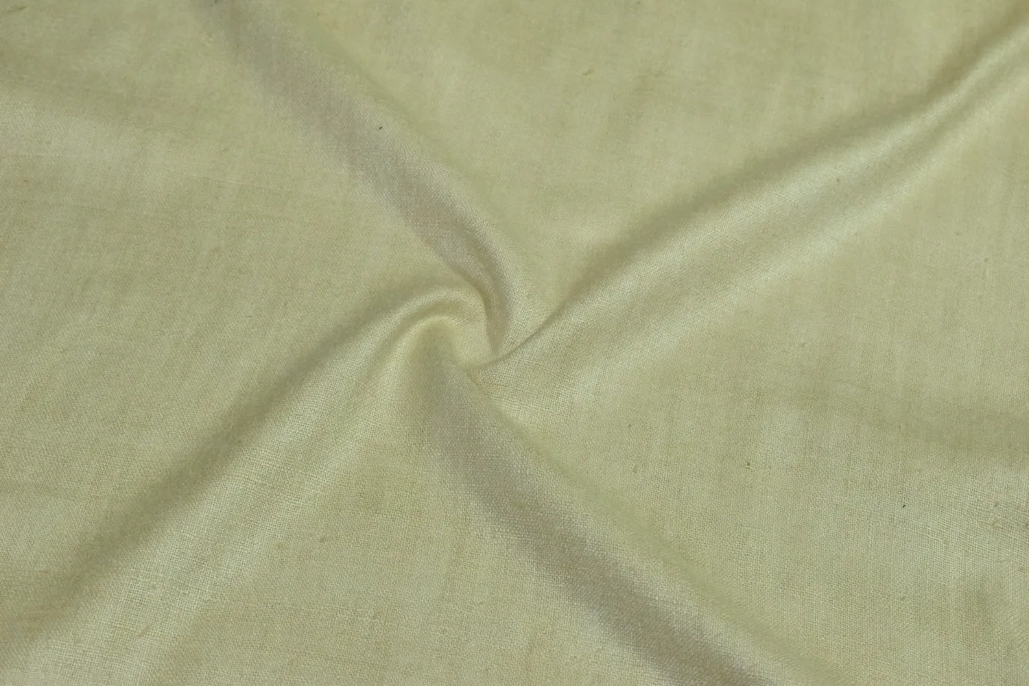 Pastel Yellow Plain Matka Silk Fabric