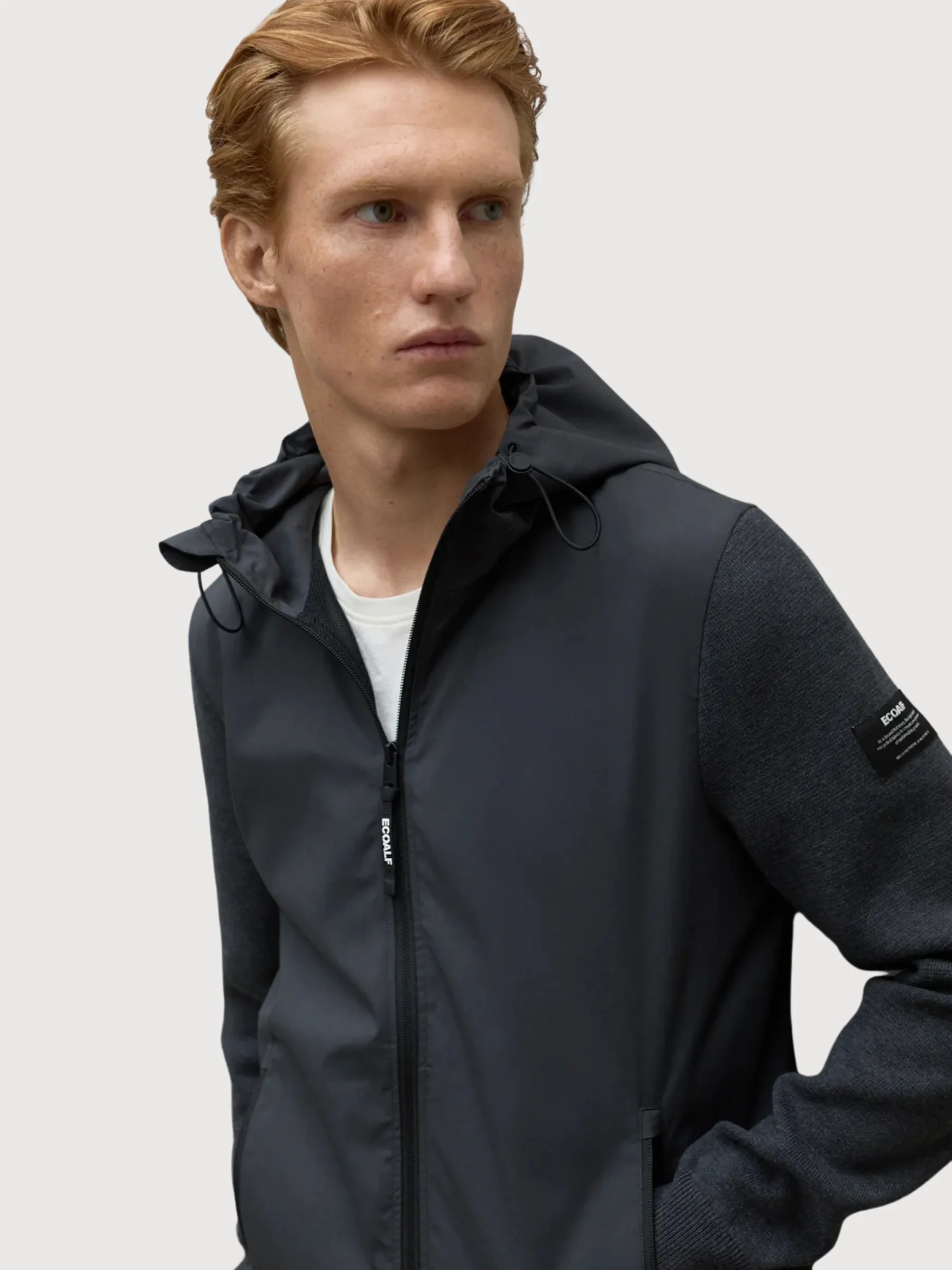 Petrus Knit Jacket Man Anthracite | Ecoalf