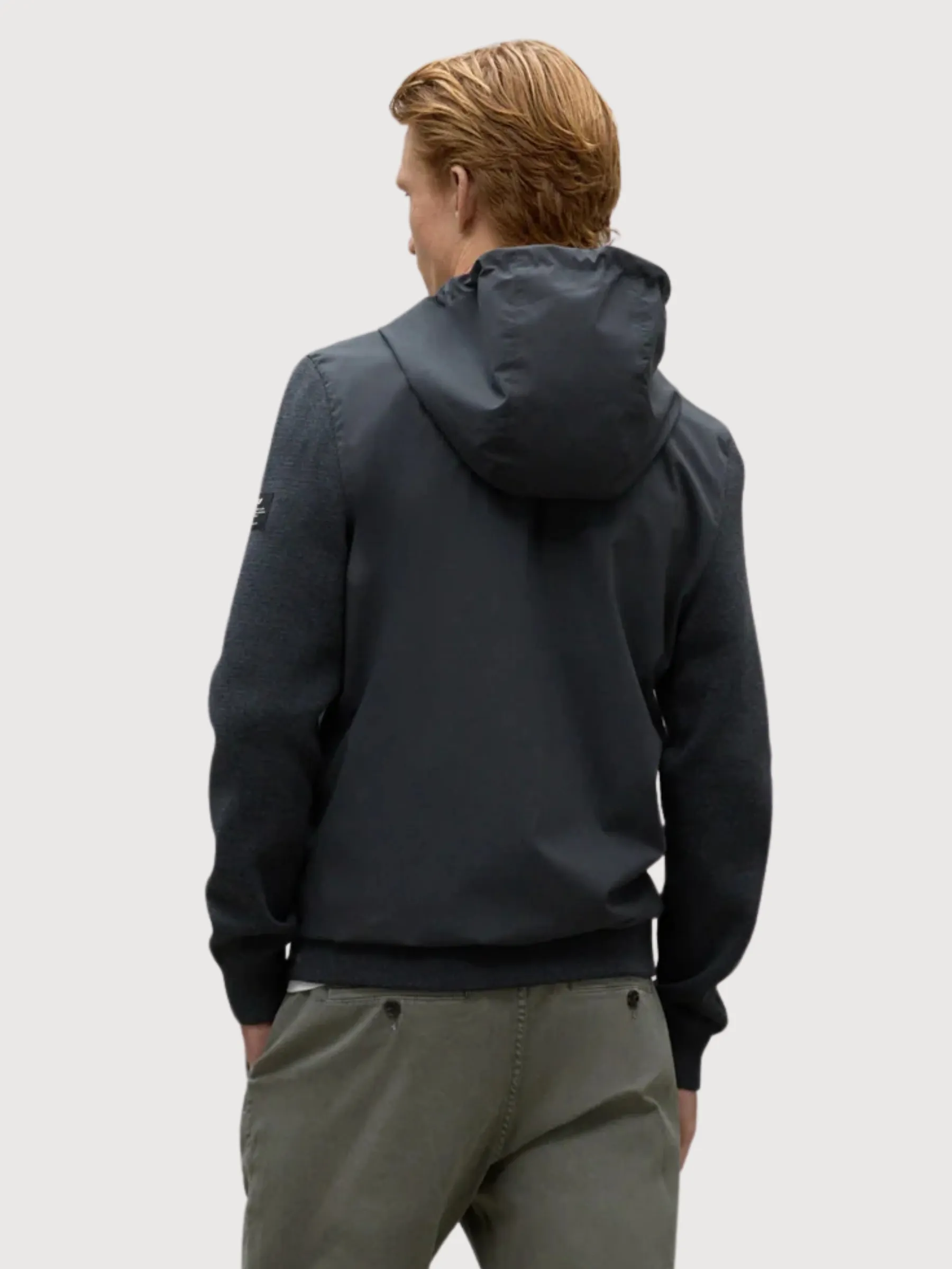 Petrus Knit Jacket Man Anthracite | Ecoalf