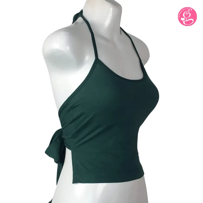 Ria All Glory Backless Tank Top with Built In Bust Pads