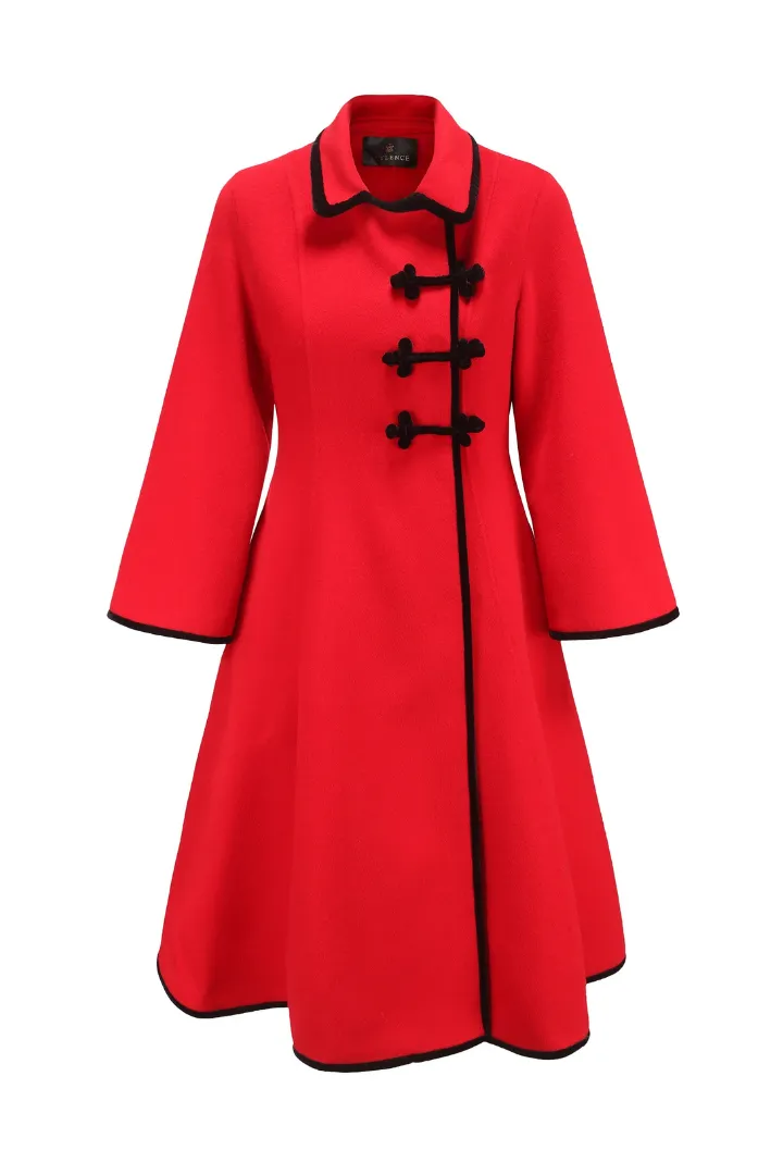 Shouning Dress Coat Red