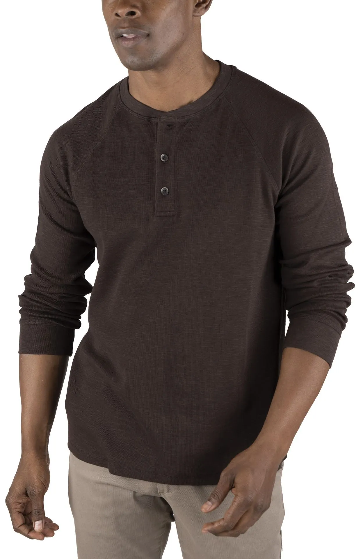 Tailor Vintage Airotec Performance Stretch Waffle Henley