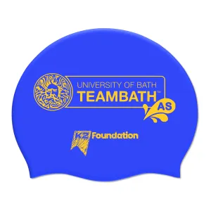 Team Bath AS Performance Swimming Silicone Suede Swimming Cap