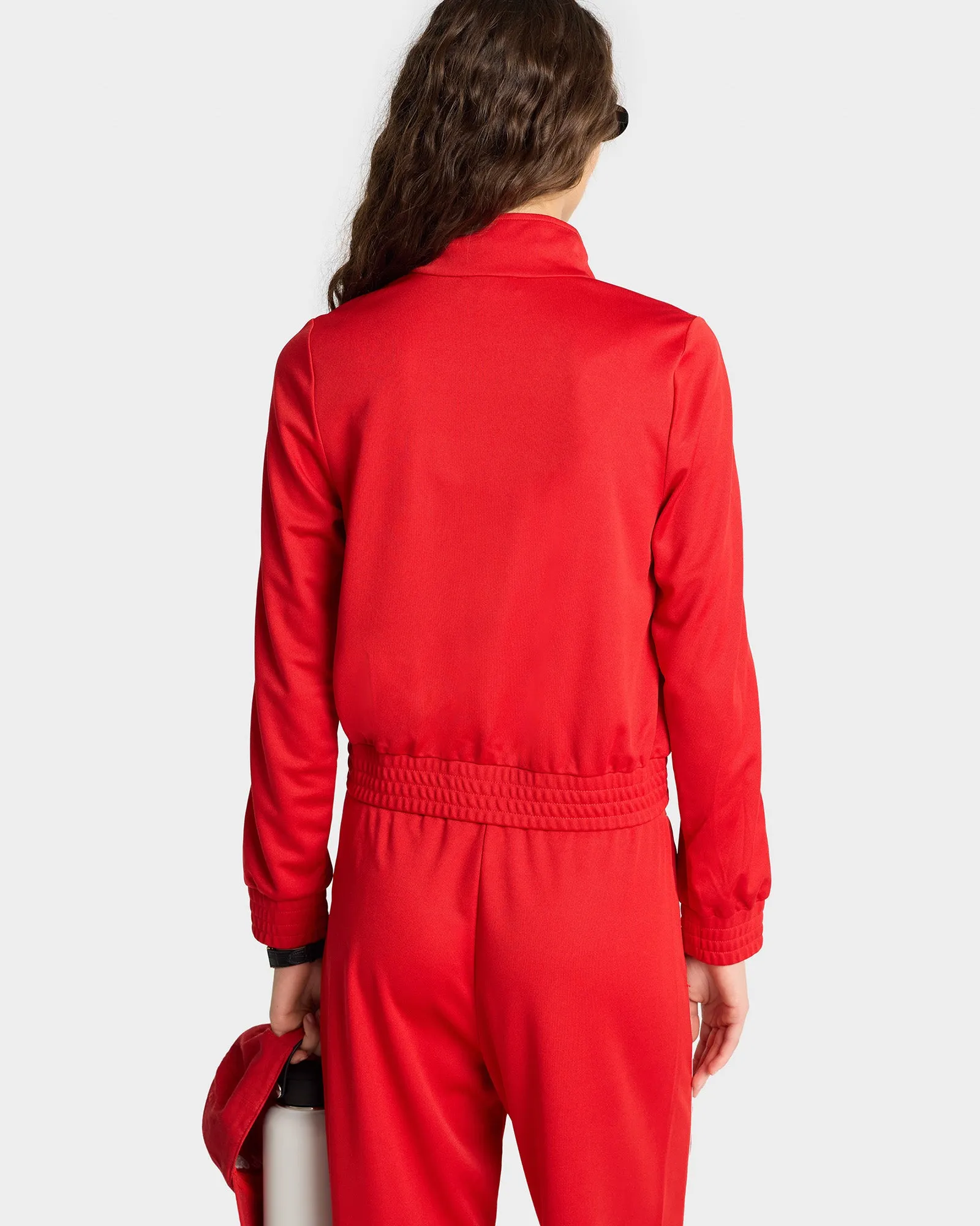 Vendome Track Jacket - Ruby/White