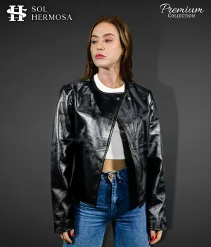 Women's Genuine Leather Jacket - Hestia